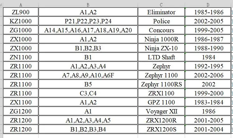 

9pc Motorcycle Friction Clutch Plate For ZR1200 ZRX1200R ZR1100 Zephyr 1100 ZL900 KZ1000 ZG1000 ZX1000 Ninja ZX-10 ZG1200 ZX1100