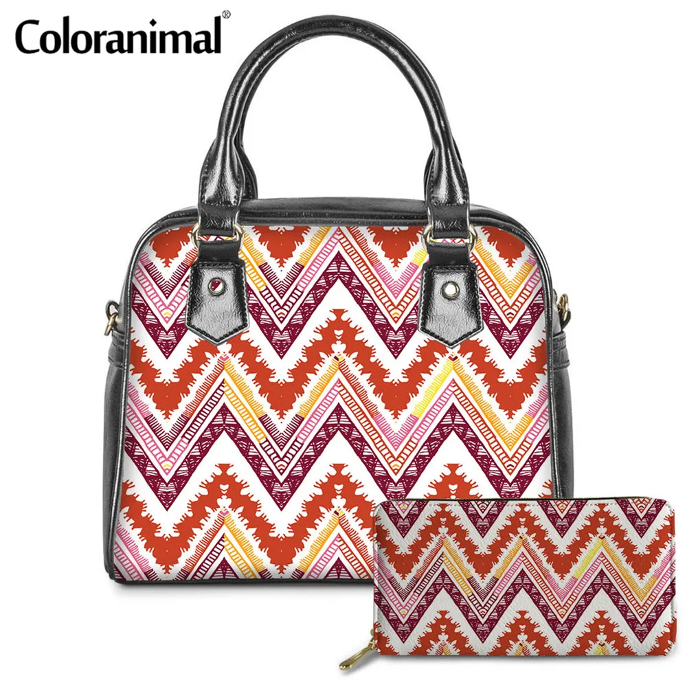 Женская сумка тоут через плечо с геометрическим принтом|Сумки ручками| |