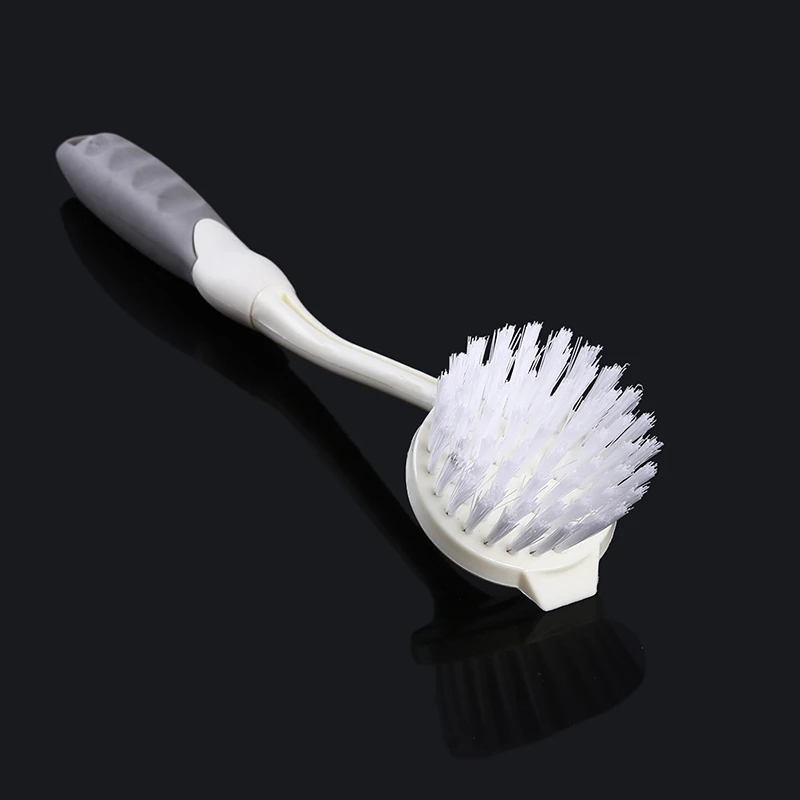 Круглая головка Кухня щеточка для чистки съемной ручкой многофункциональный
