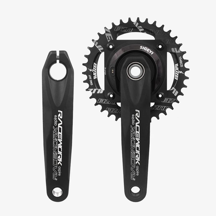 

Легкий измеритель мощности для велосипеда gxp mtb, велосипедный кривошипник, фотоизмеритель мощности 104BCD chainring 30/32/34/36/38/40/42T