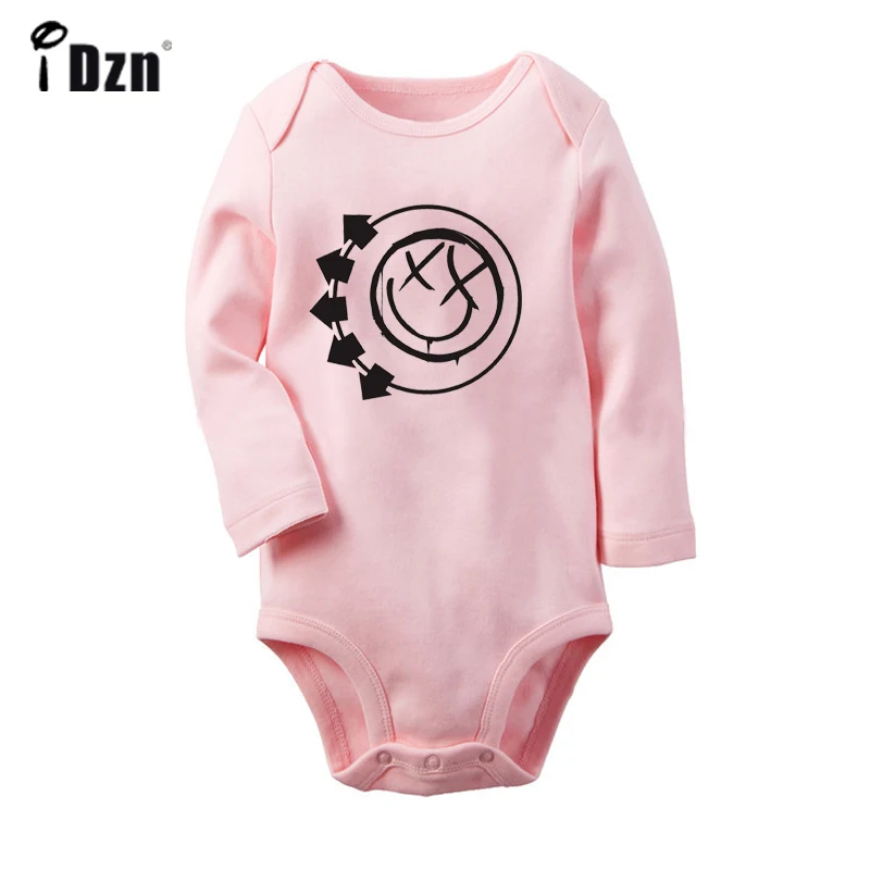 

Blink 182 Punk Band Slayer Ho Lee Chit Hood By Air Newborn Baby Outfits Long Sleeve Jumpsuit 100% Cotton