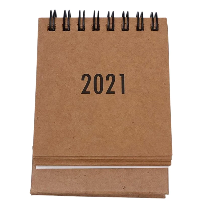 Настольный календарь от 2020 до 2021 настольный мини-календарь с откидной крышкой