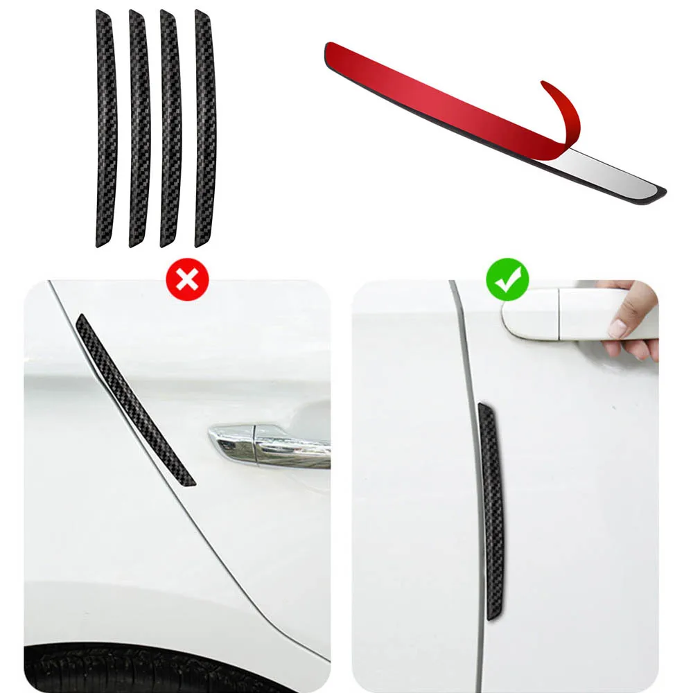 4 шт. автомобильная дверь противоскользящая полоса универсальная защита из