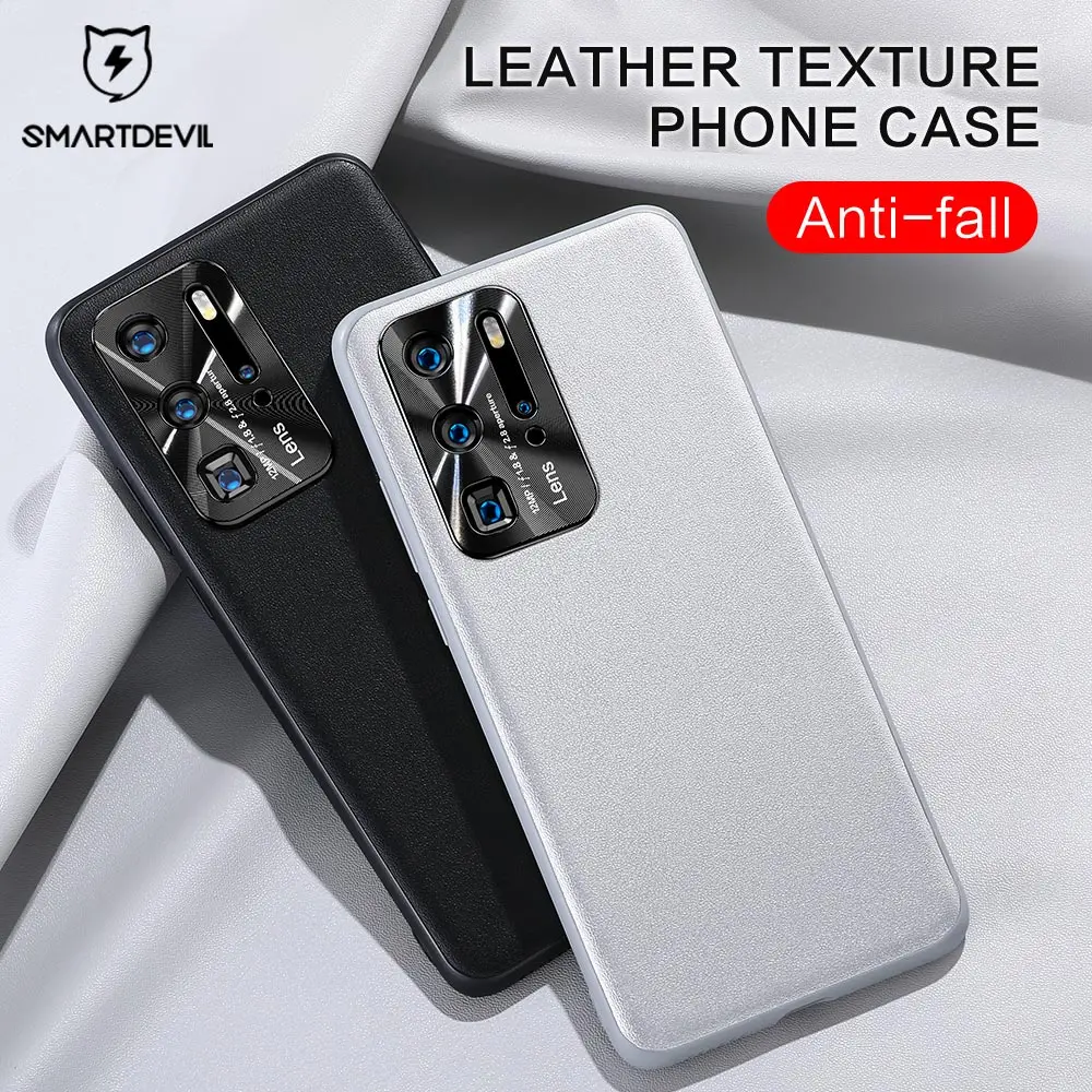 SmartDevil Оригинальный чехол из искусственной кожи для Huawei P40 P40Pro защита от падения
