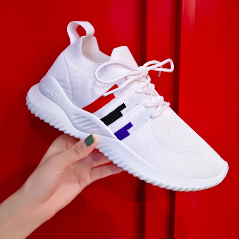 Женские кроссовки коллекция 2019 года Осенняя женская повседневная обувь из