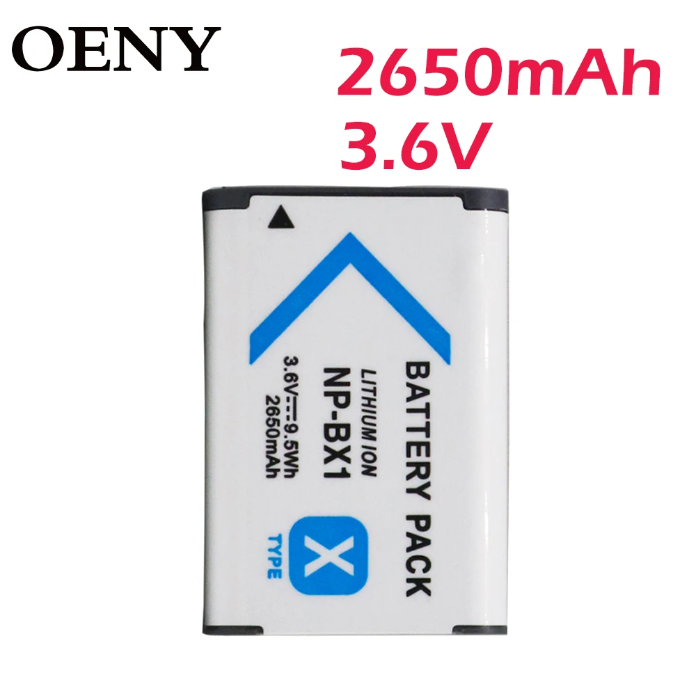 Новый 2650 мА/ч NP BX1 Батарея для Sony комплектующие фотоаппарата DSC RX1 RX100 M3 M2 RX1R GWP88 PJ240E