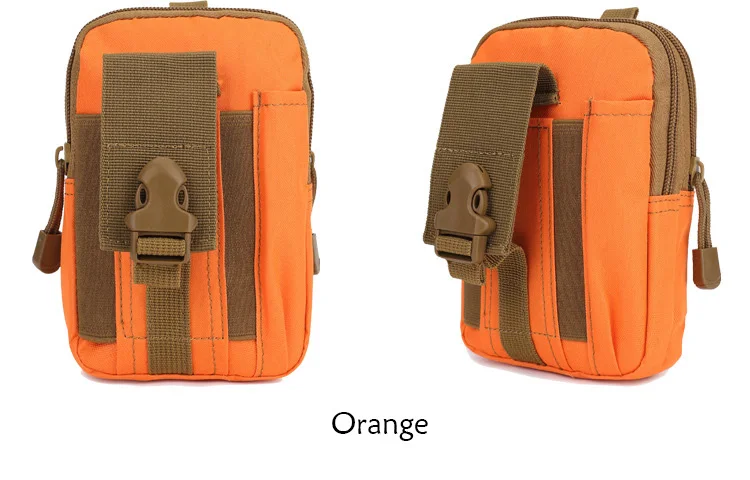 Orange 2L Тактическая Военная поясная сумка, поясная сумка, сумка для улицы, для верховой езды, для бега, охотничьи кошельки, карманные аксессуары для бега - Цвет: Orange