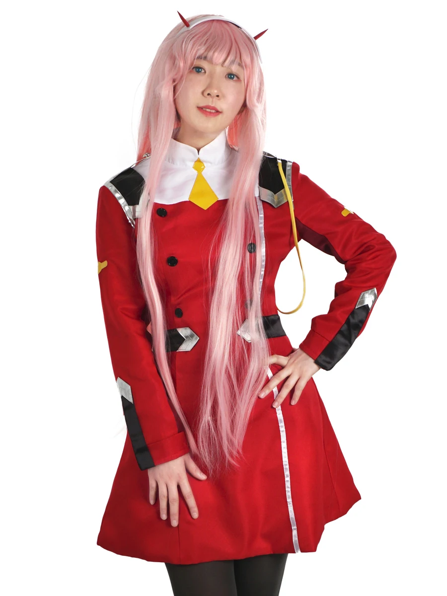 Аниме DARLING in the FRANXX костюмы Zero Two Косплей Хэллоуин вечерние европейский размер