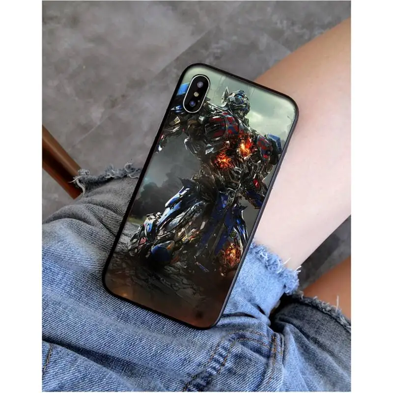 

YNDFCNB movie Transformers black Phone Case Hull for iphone 11 Pro Max X XS MAX 6 6s 7 8 plus 5 5S 5SE XR SE2020