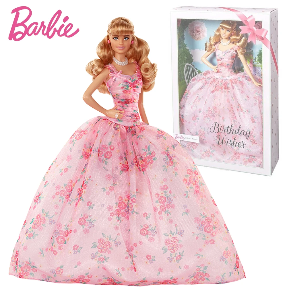 

Оригинальная кукла Барби, празднование 60-го дня рождения, игрушки для девочек, красивые куклы принцессы, Детские Подарочные игрушки, куклы