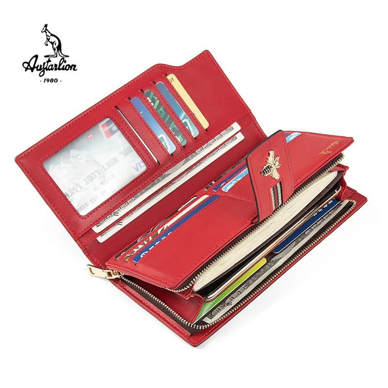 Carter Mujer Женский кошелек клатч большая длинная на молнии многофункциональная с