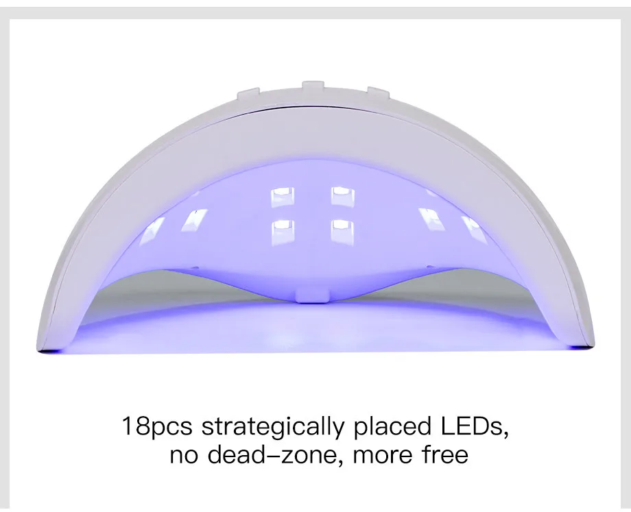 

36W Hot Lamp for Nail Beauty Salon Large Space Intelligent Induction UV Lamp Gel Nail Polish Dryer