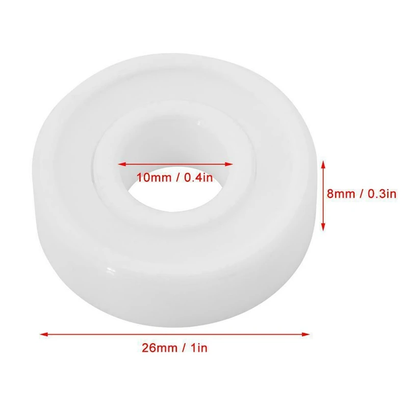 6000 2RS полностью керамический Миниатюрный подшипник ZrO2 шариковый