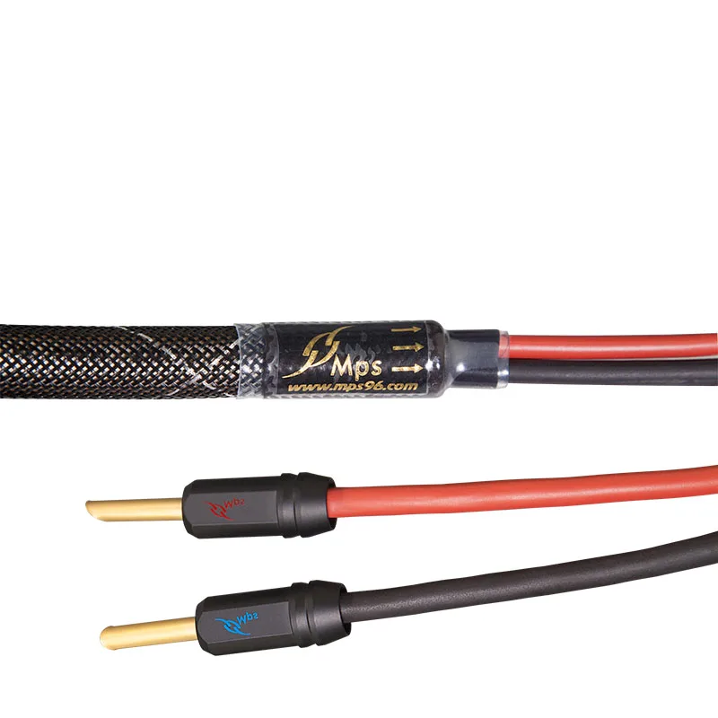 Hi Fi MPS 6N OCC + Позолоченный разъем штекер динамика аудио кабель усилитель CD DVD провод