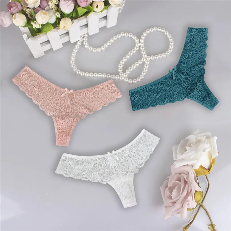Женское нижнее белье кружевные сексуальные трусы стринги трусики женские с