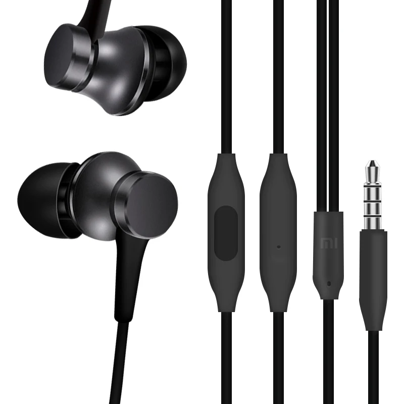 Внутриканальные наушники Xiaomi Mi Piston фирменная Проводная гарнитура с микрофоном
