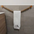 Кухонные рулонные бумажные аксессуары в стиле ретро, подвесная веревка, настенный держатель туалетной бумаги, держатель для туб, Декоративная вешалка для ванной комнаты, Держатели салфеток