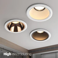 dimmable recessed downlight type fixtures wall light decorative led ceiling lamp interior lighting cob spot barber shop decor
