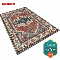 madream home decoration carpets for living room vintage persian ethnic style bedroom bedside rug geometric printing floor mat