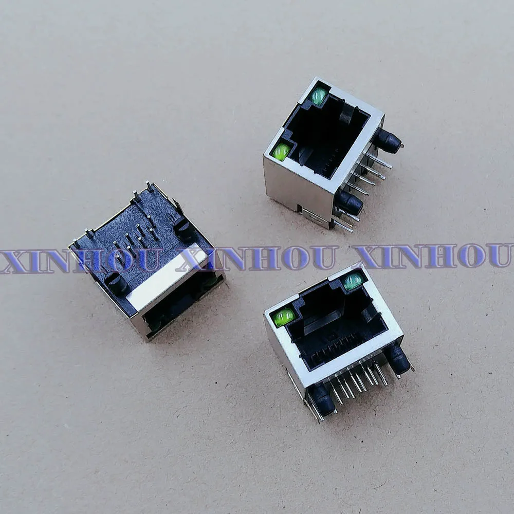 10 шт. разъем RJ45 8-контактный кабель интерфейсы экранированная Хрустальная