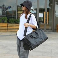 fashion travel duffel bag for women and men top genuine leather travel bags new large capaicty businesstravelvacation bags