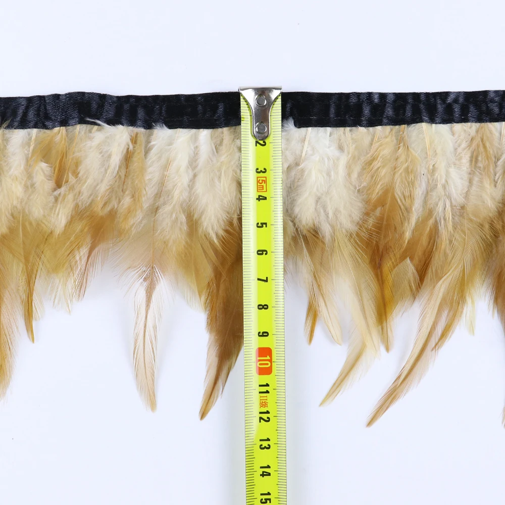 Петушиные перышки шириной 4 6 дюймов 1 метр для платья одежды швейных украшений