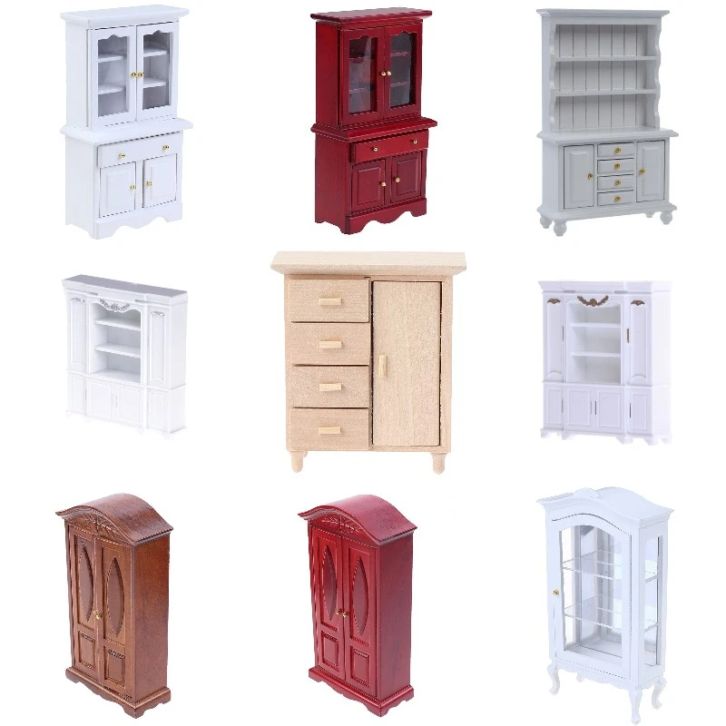 

Шкаф-книжка для спальни, многофункциональная мебель для дома и гостиной, украшение для кукольного домика