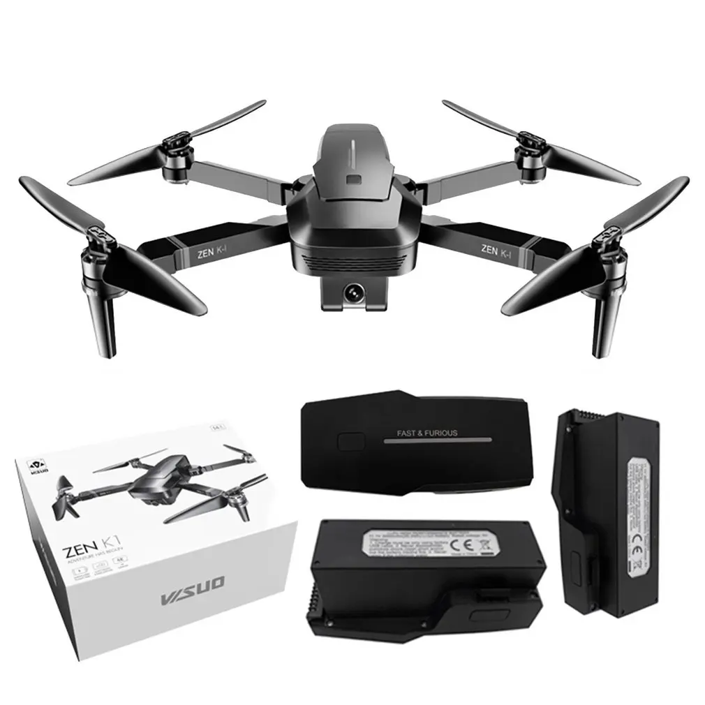 3B General Box Visuo ZEN K1 gps Радиоуправляемый Дрон с 4K HD двойной камерой управление жестами 5G Wifi FPV Бесщеточный двигатель полёт 2,4G Дрон - Цвет: 3B General Box