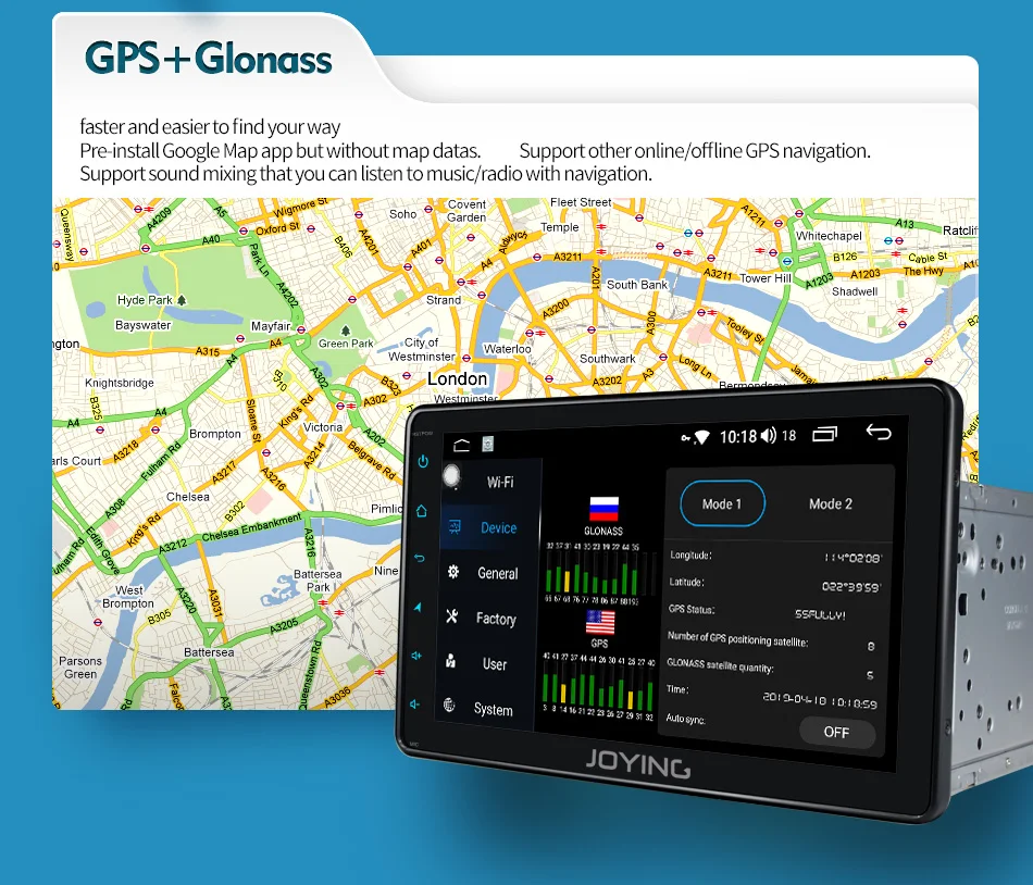 Joying Android 8,1 2 din автомобильный радиоприемник 8 дюймов HD сенсорный экран gps навигация wifi BT 1 Гб быстрая загрузка SWC для Toyota camry/RAV4/Corolla