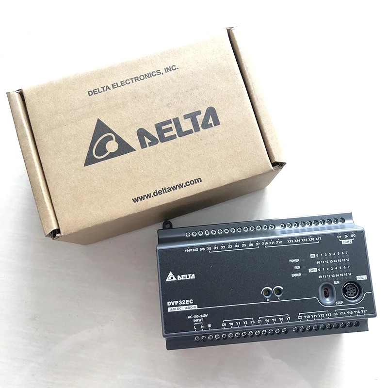 1 шт. PLC контроллер DVP32EC00R3 EC3 серии Стандартный PLC DI 16 DO 16 реле RS-232/RS-485 100-240VAC