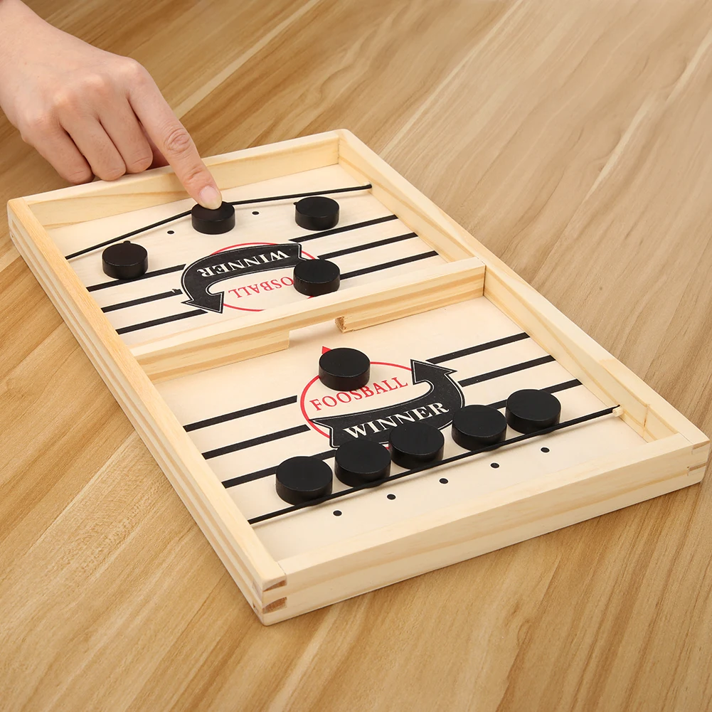

Table chess Fast Hockey Sling Puck Game Paced SlingPuck Winner Board Games Party Game Toys For Adult Child Kids Christmas Gift
