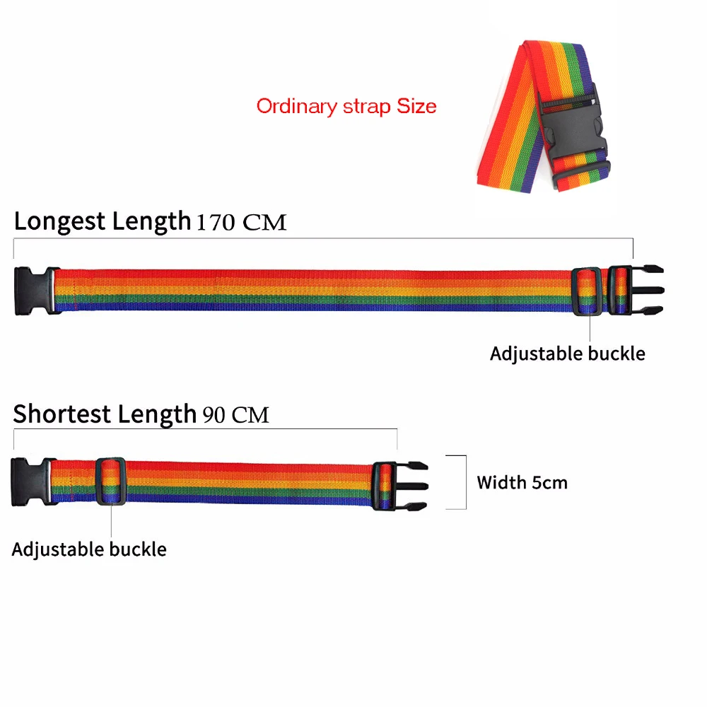 Дорожные аксессуары регулируемый нейлоновый ремешок для багажа длиной 200 см|travel