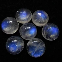 33mm natural rainbow moonstone round cabochon loose gemstone easy to set