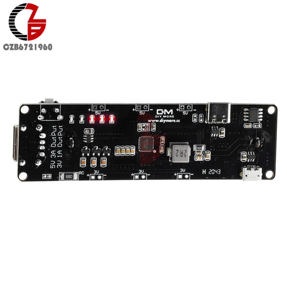 Плата расширения ESP32 ESP32S 18650 Защита аккумулятора V3 микро usb порт Type A USB 0 5a модуль