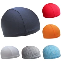 adults unisex soft running cycling skull caps under helmet liner summer riding cap outdoor sports bike hat equipments