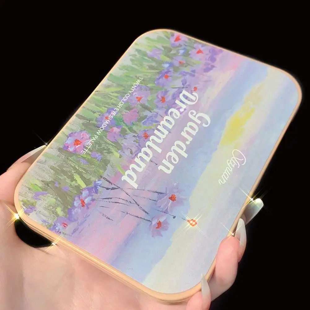 

20 Colors Garden Dreamland Eyeshadow Palette Matte Eyeshadow Pastels Eyeshadow Pigments Palette Painting Glitter Makeup Oil Y1w2
