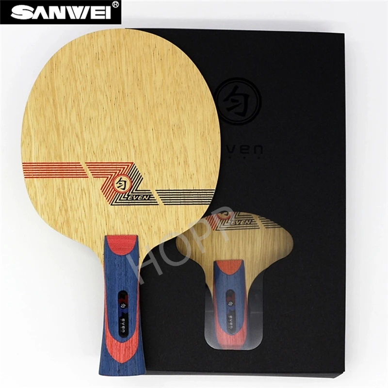 

SANWEI Table Tennis Blade WHITE EVEN BY 10 plywood+ 9 Soft Carbon for 40+ ping pong racket bat paddle