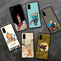 france adventures of tintin phone case for huawei y9 y8 y7 nova7 nova6 nova5 4g 5g pro se 2018 2019 soft funda cover