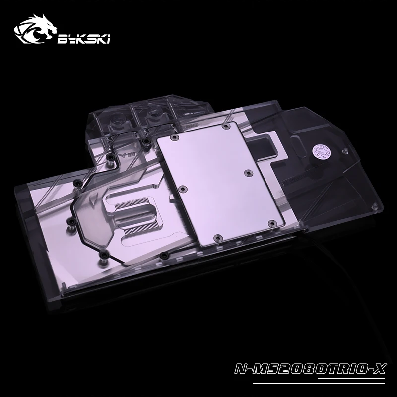Bykski графический блок с полным покрытием для MSI RTX 2080 GAMING X TRIO графическая карта