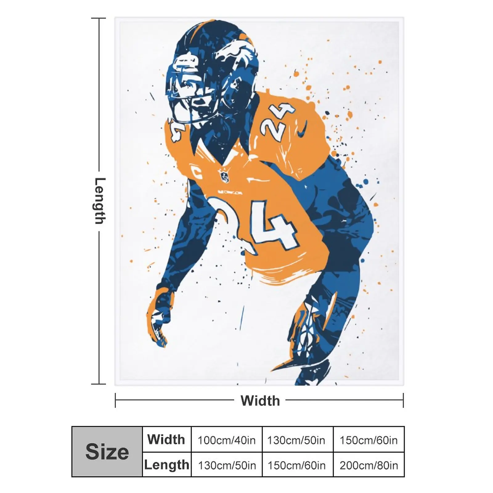 

Blanket 24 Champ Bailey Ultra Soft Micro Fleece Cozy Lightweight Microfiber Flannel All Season Living Room Bedroom Vertical