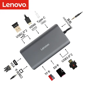 USB-концентратор Lenovo, USB 3,0, HDMI, для MacBook Pro, ThinkPad, Lenovo YOGA, аксессуары, Type C 3,1