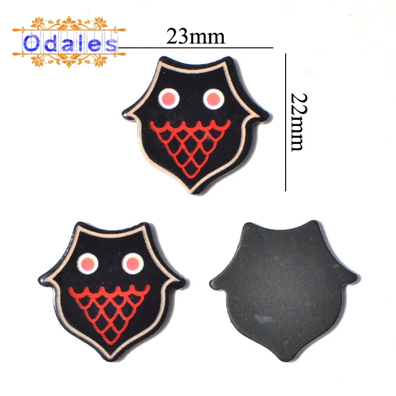 10 шт./лот аксессуары для Хэллоуина с забавными летучими мышами из Смолы