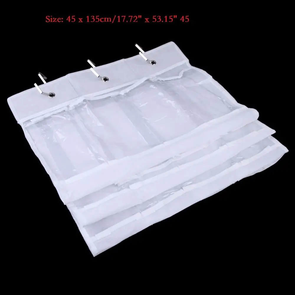 Подвесной Держатель для обуви с 24 карманами подвесной стеллаж хранения