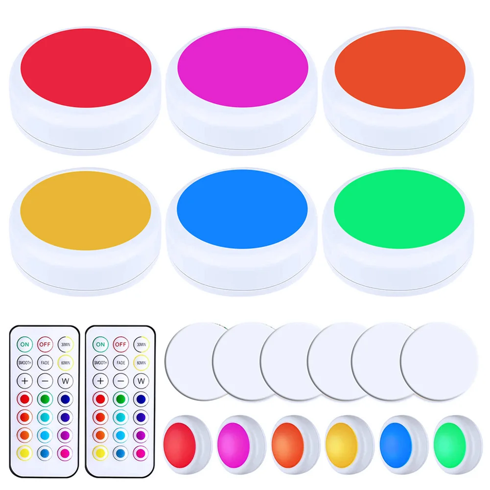 

LED Under Cabinet Light Cupboard Drawer Closet Light Smart Easy Installation Wireless Wall Lamp Wardrobe Indoor Lamp