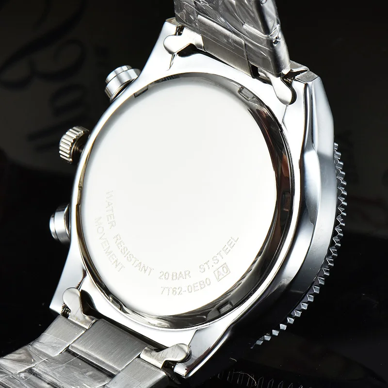 

HOT Men's Watch Luxury Men's Sports Watch Automatic Quartz Steel Strap Watch 30M AAA Waterproof 2021 New