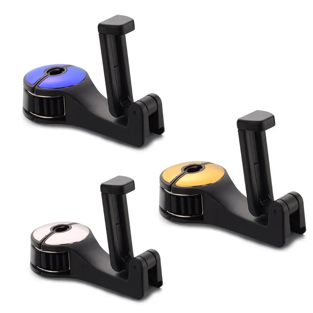 

Car Headrest Hook Seat Headrest Clothing Hook Universal Car Vehicle Back Seat Headrest Hanger Holder Hook Durable Hanger