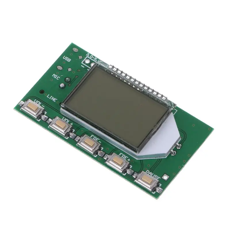 DSP PLL 87 108 МГц цифровой беспроводной микрофон Стерео FM передатчик Модуль