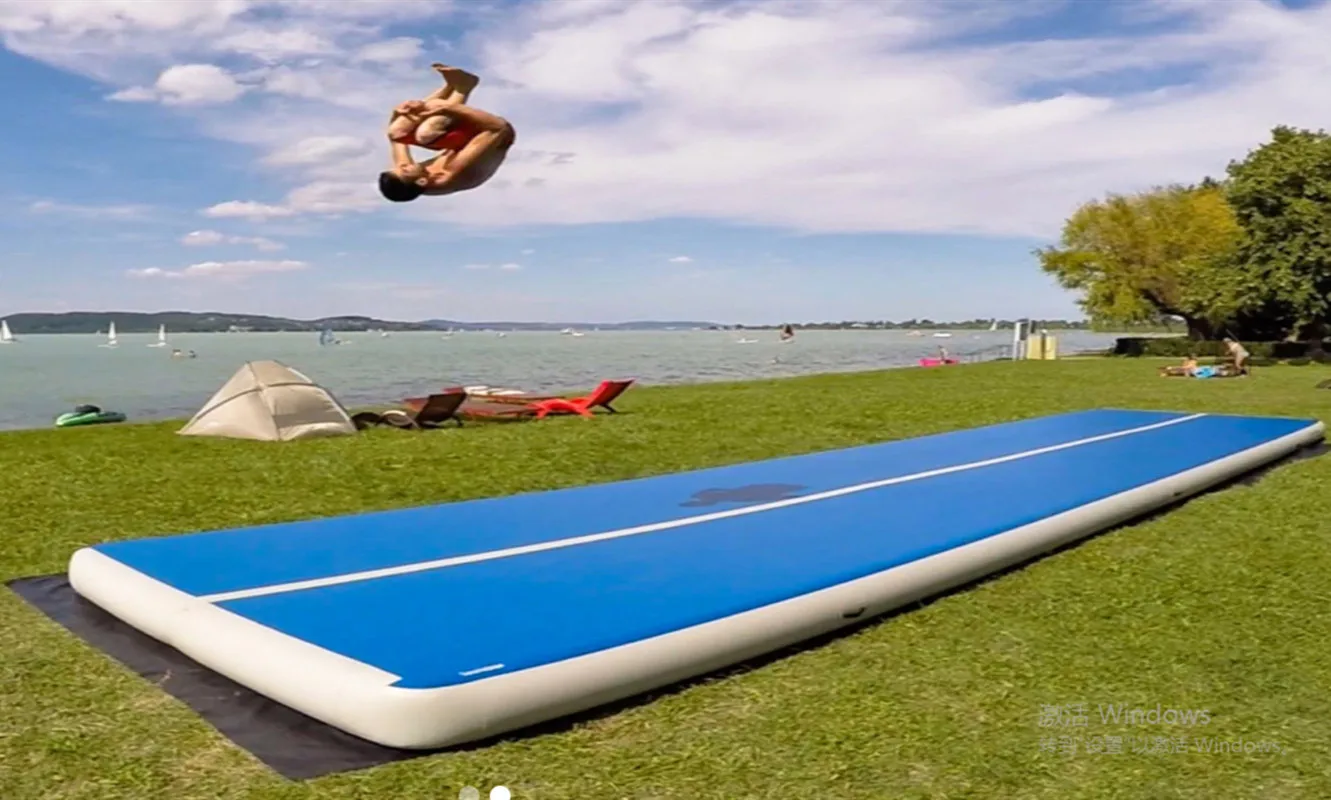 Купить Бесплатная доставка, надувной воздушный трек 10*2*0,2 м, гимнастический воздушный трек, надувной тхэквондо, надувной батут