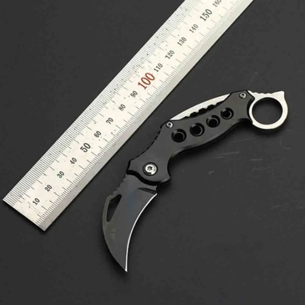 

Outdoor Mes Jacht Messen Survival Tactical Klauw Mes Camping Min Tool Offensief Pocket Sleutelhanger Mes Zelfverdediging