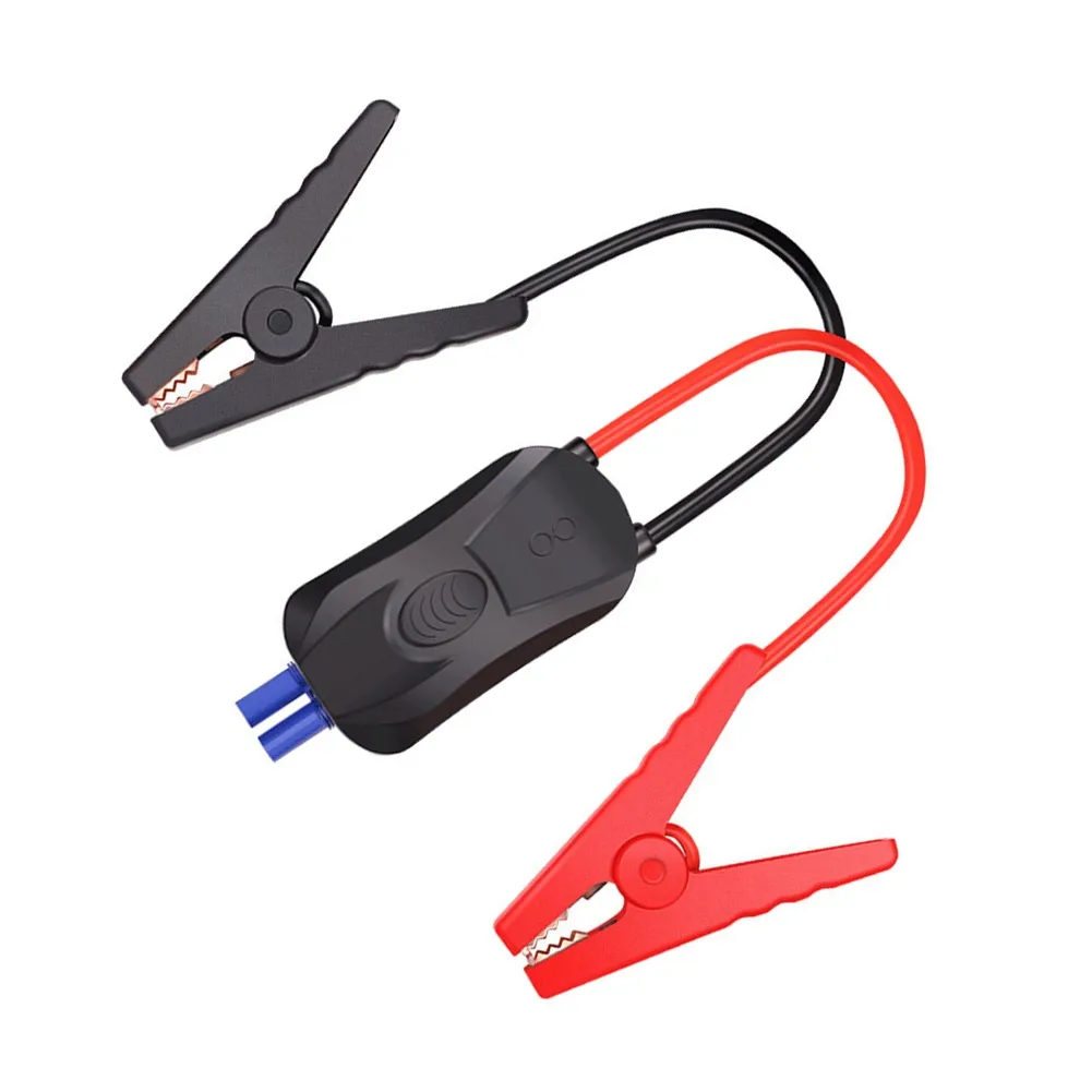 

12V Smart Alligator Clamp Battery For Car Jump Starter LED Indicator Parts Replacement New